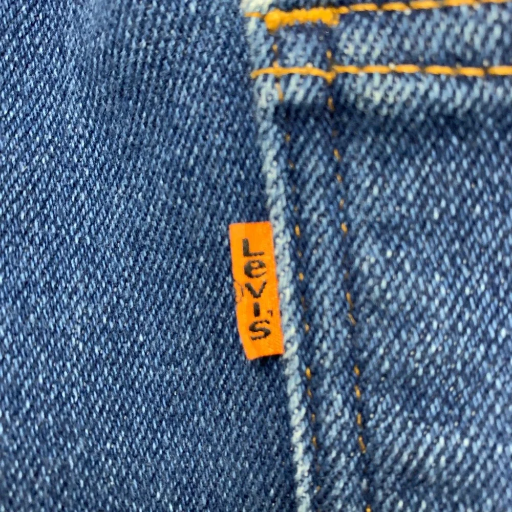 Levi's 517 Bootcut Jeans Men 40x30 (37x29) Dark Wash Orange Tab Vintage Made USA